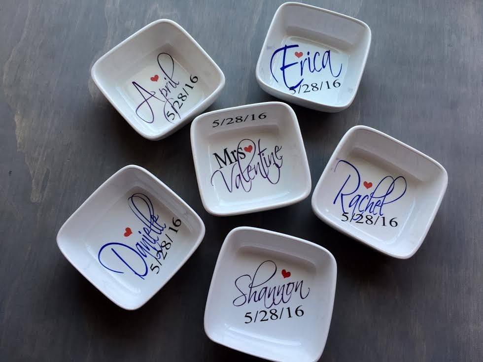 Ring DishPersonalized Jewelry DishWedding giftBridal Party