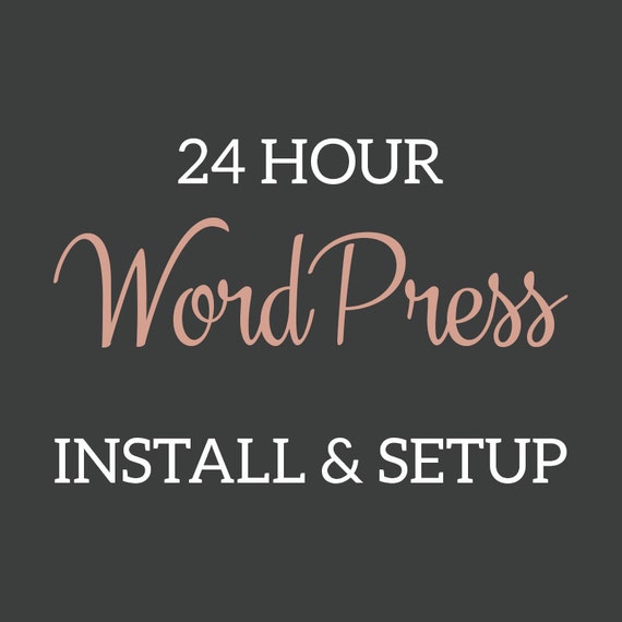 24 Hour WordPress Install and Setup by Studio