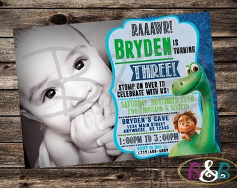 The Good Dinosaur Invitation