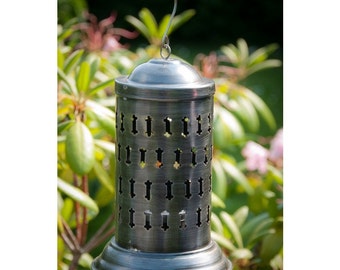 Pewter Hanging Candle Lantern
