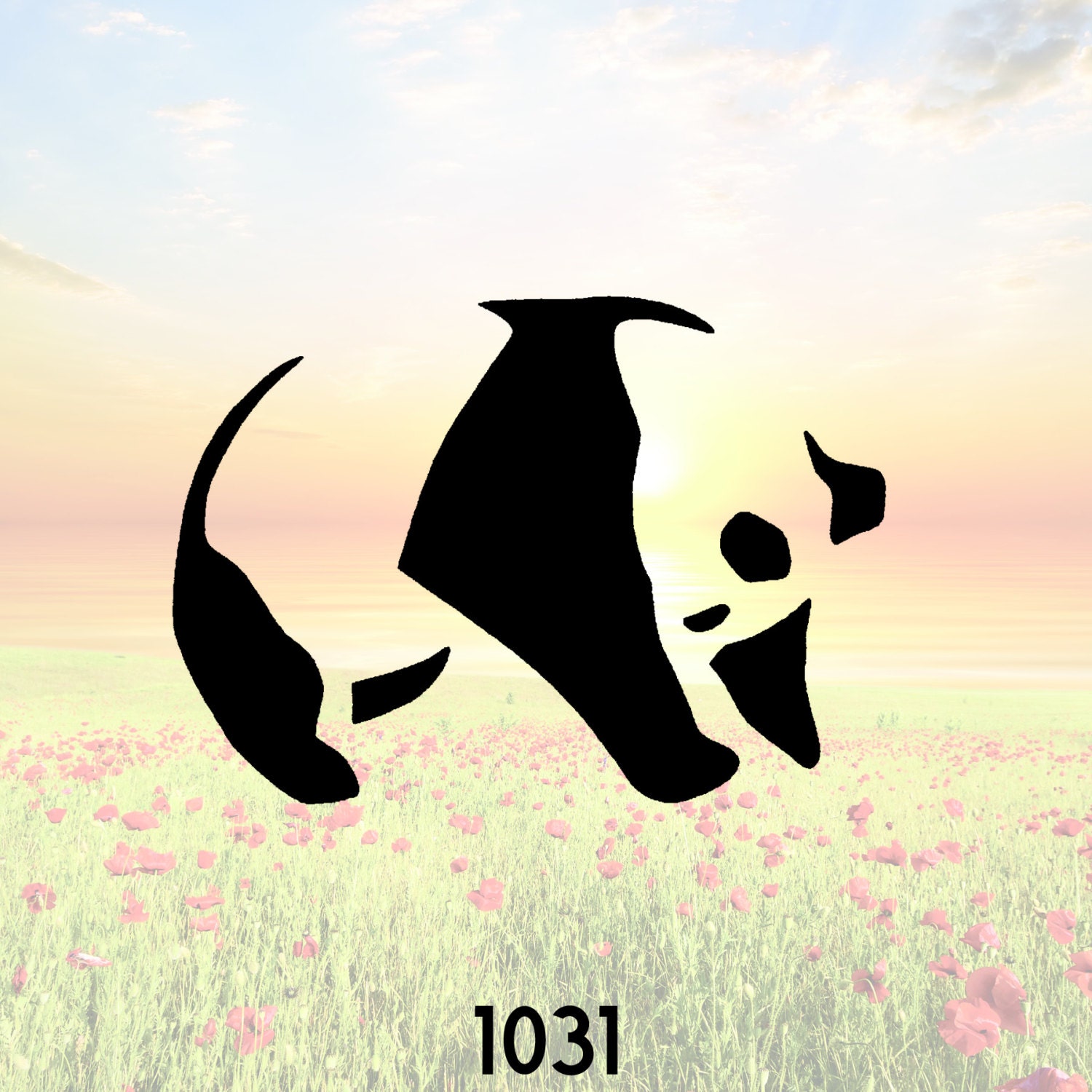 Panda Stencil or Wall Decal DIY Project