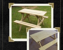 Unique kids picnic table related items Etsy