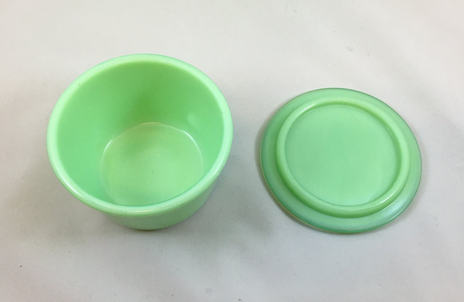 McKee Jadeite Canisters/Refrigerator Jars Set of 3