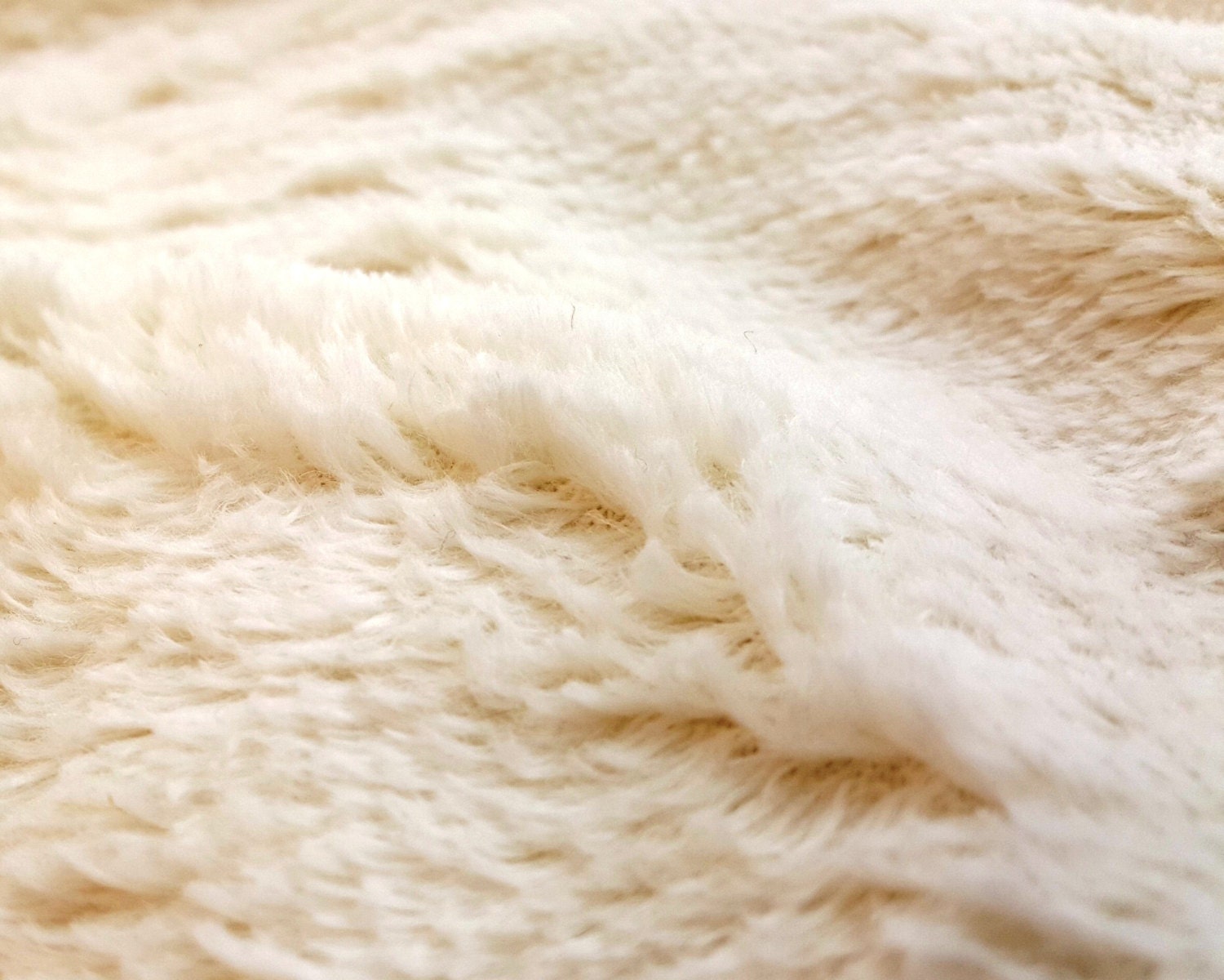 Organic Hemp Faux Fur Fabric, Organic Hemp, Organic Cotton, Natural