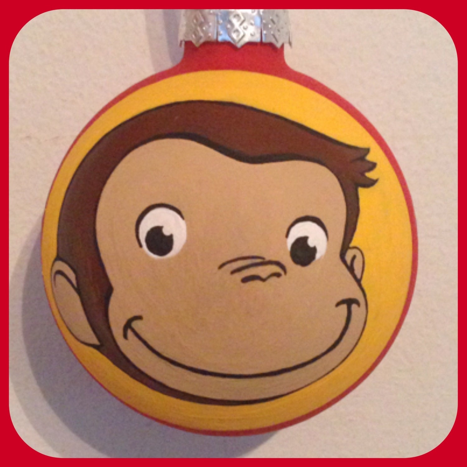 Hand Painted Curious George Ornament Curious George Gifts