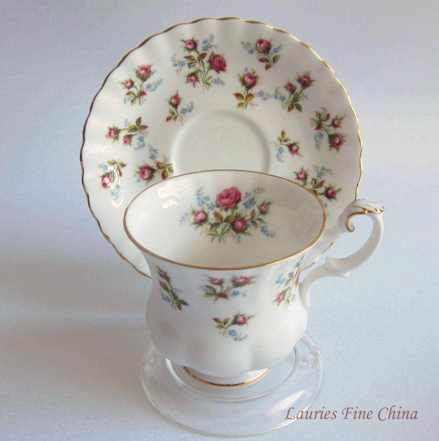 Royal Albert WINSOME Bone China Demi Tasse Tea Cup and Saucer – Haute Juice