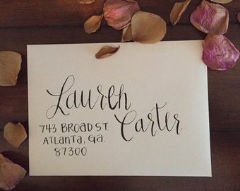 Party Invitation Calligraphy