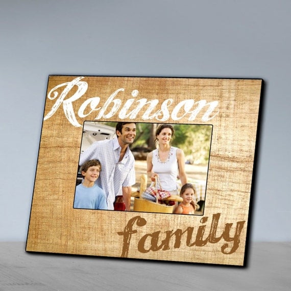 Personalized Family Wooden 8x10 Frame by Deespersonalized on Etsy