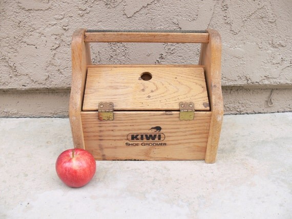 kiwi shoe shine box