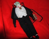GRANDPA MUNSTER 16" Doll in Cape with Original Tags