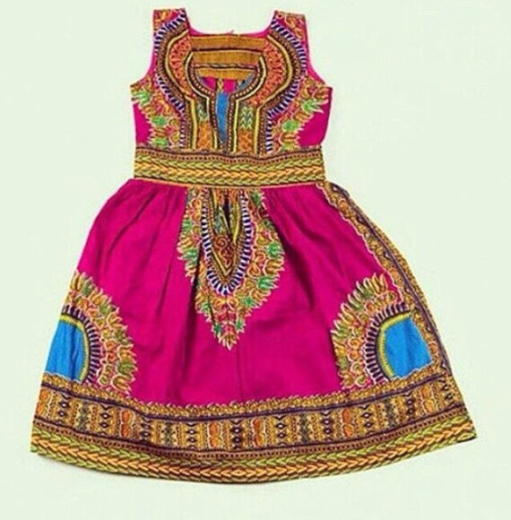 girl's dashiki dress by AdinkraExpo on Etsy