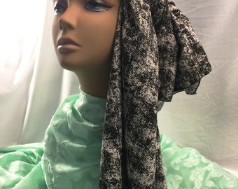 scarf, post chemo, cancer, head wrap, african head wrap, shoulder wrap, biker scarf, motorcycle