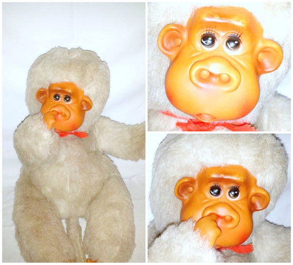 monkey sucking thumb toy