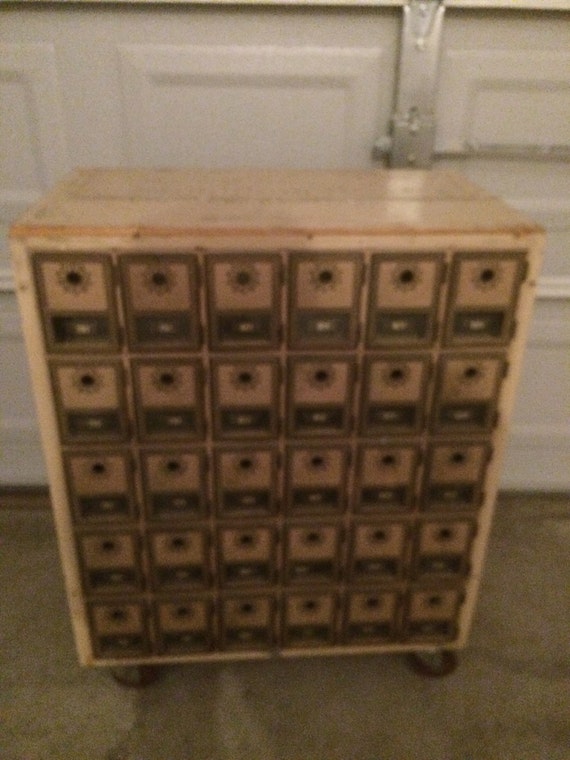 Items similar to Vintage Wooden Post Office Boxes Mailboxes on Swivel
