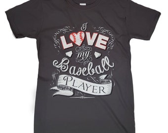 I Love my Baseball Player Charcoal was 14.95 NOW 8.97