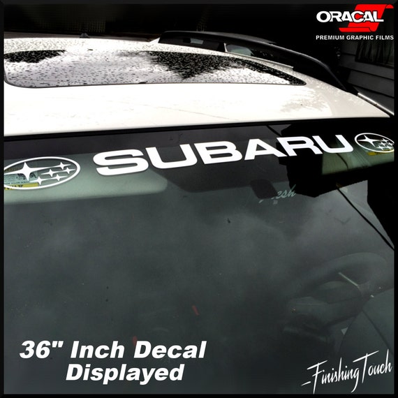 Subaru Windshield Banner Sticker Decal Vinyl Graphic any size