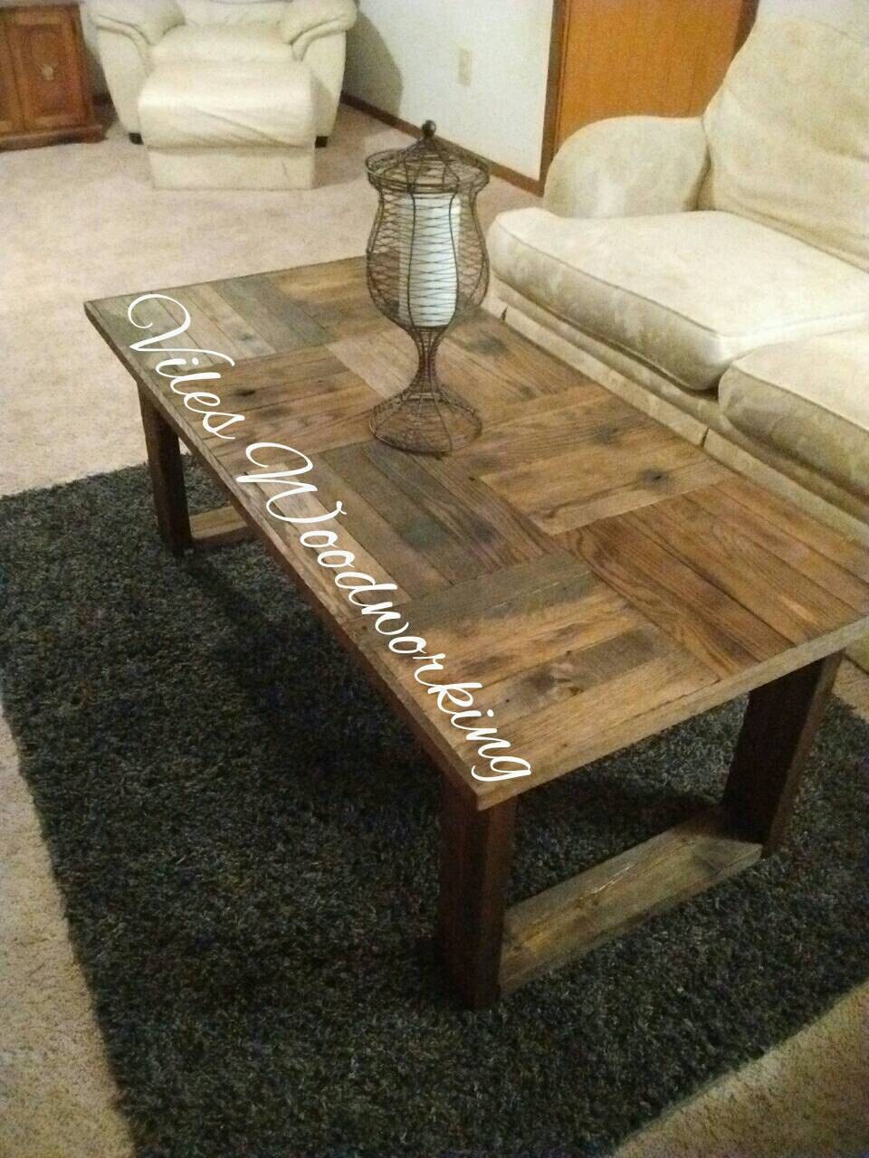 Barnwood coffee table barnwood style coffee by VilesWoodworking