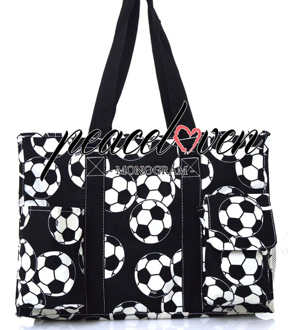 monogrammed soccer bag