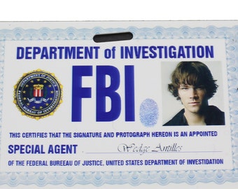 Fbi id | Etsy