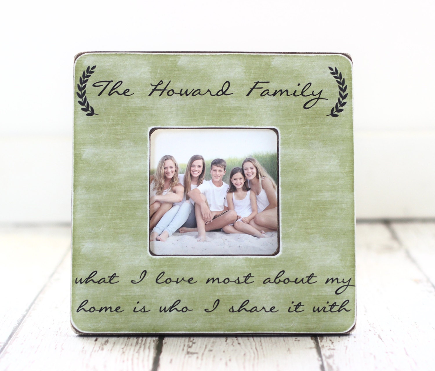 Family GIFT Personalized Picture Frame Home Quote Frame