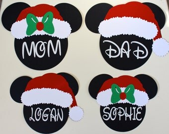 Disney Cruise Magnets Christmas, Disney Cruise Magnets, Disney Santa Magnets, Santa Cruise Disney Magnets, Disney Cruise