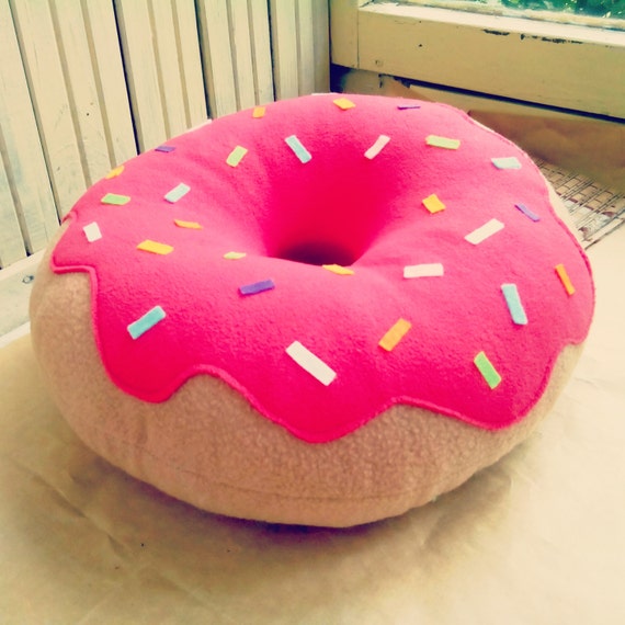 Donut Pillow Designer Pillow Decorative Pillow Home