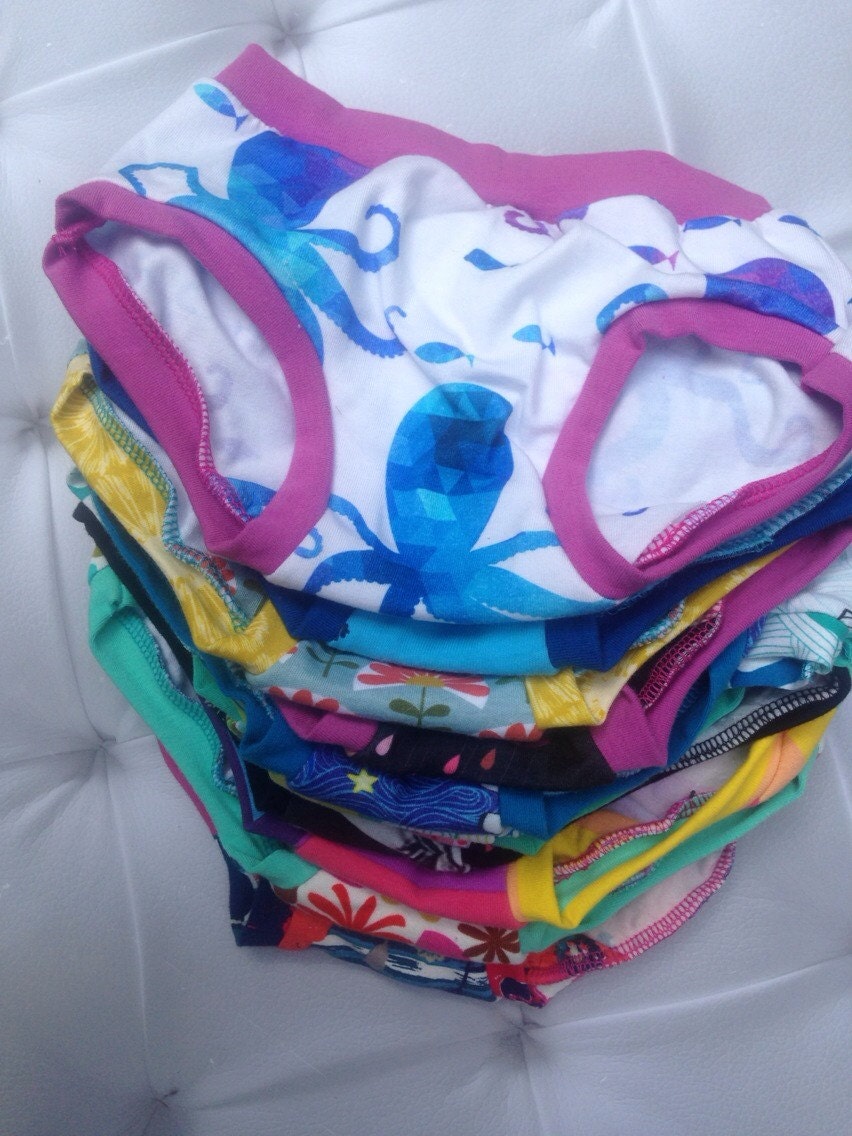 Girl's Panty Packs Grab Bag Style 3 pack girls elastic