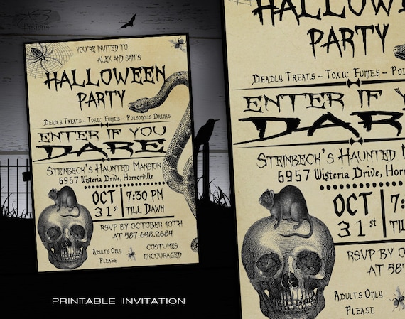 Free Halloween Invitations 9