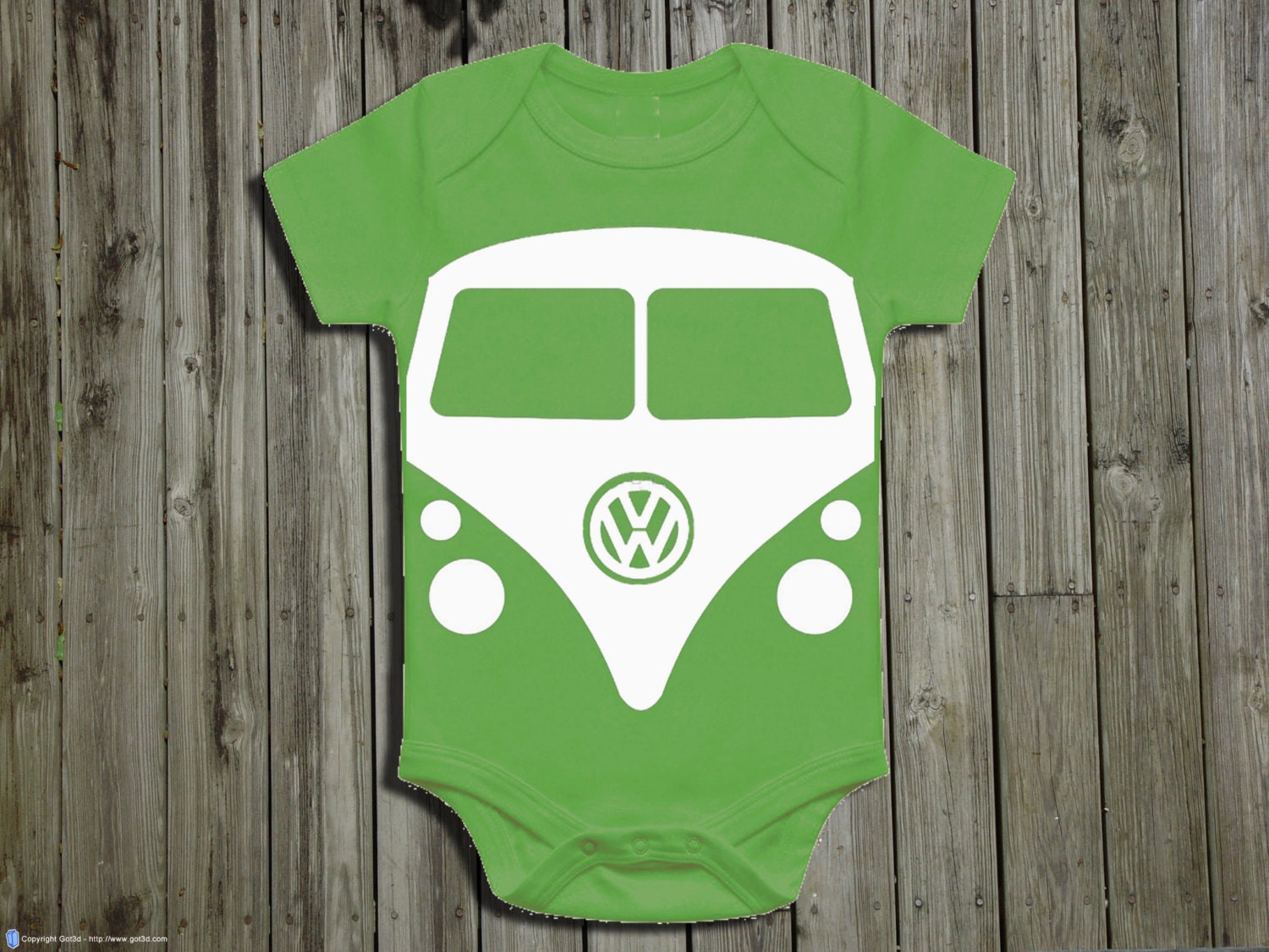 Baby gift. Baby boy OnePiece. Volkswagen baby one by PressThreads