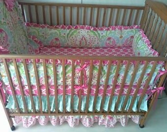 Kumari garden pink and blue baby bed set