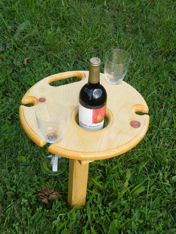 Outdoor Wine Glass Holder by NWPABackwoods on Etsy