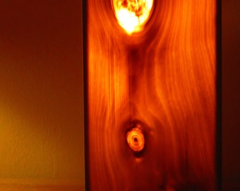 Timberlight #22, all natural warm ambiance lamp