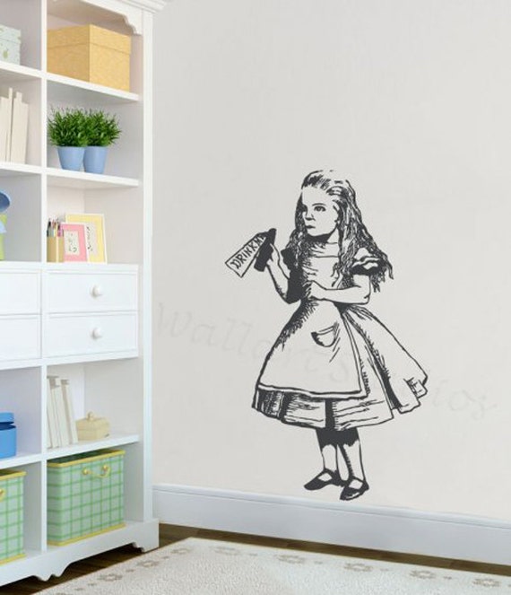 Alice in Wonderland Wall Sticker Decal styled from by Decoratique