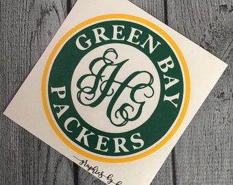 Green Bay Packers Decal - Monogrammed Decal - Green Bay Packers - Sticker