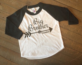 Big Brother Shirt - 3/4 Sleeve Raglan Shirt