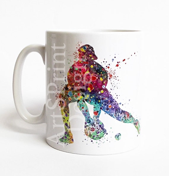 Baseball Softball Catcher Mug Sports Mug Milk by ArtsPrint on Etsy