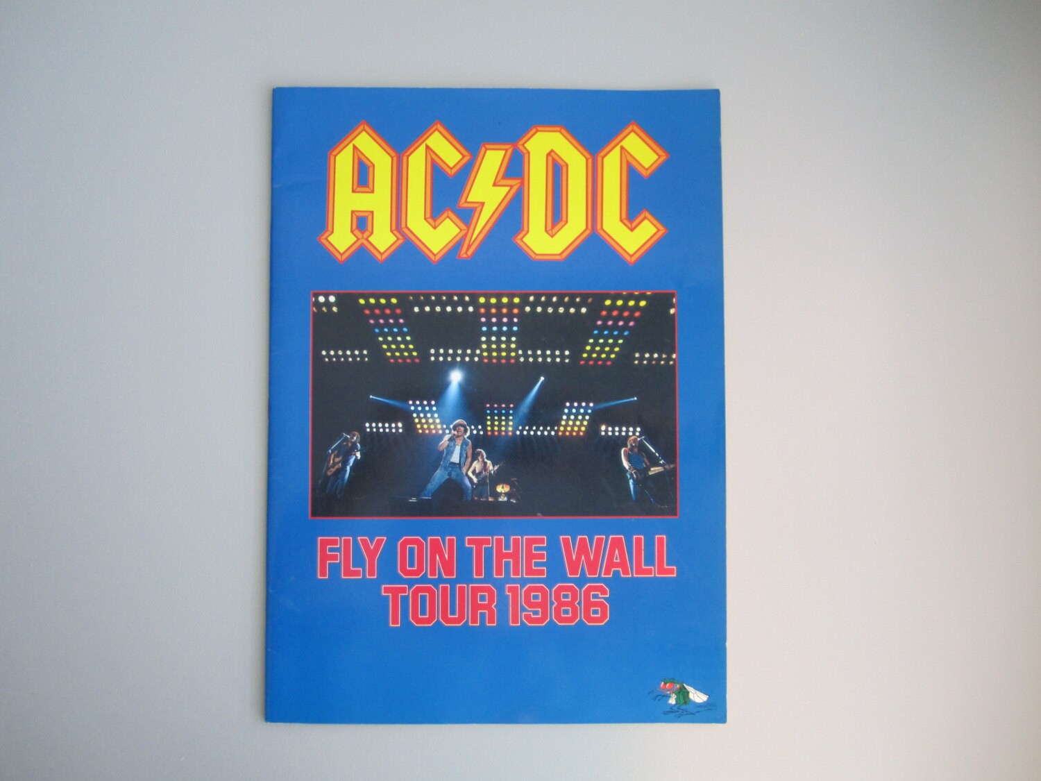 AC/DC Fly on the Wall North American Tour Program 1986