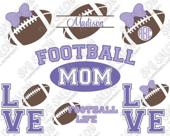 Download SVG Football Mom / Football Life Circle And Split by SVGSalon
