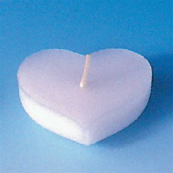 Floating Heart Candle Mold Clear. Candlemaking Mold for 6