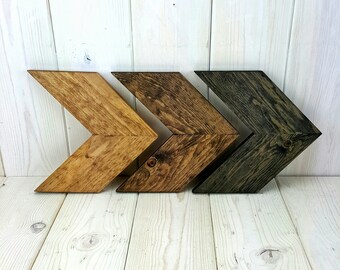Small Chevron Wall Art Multi-Color Finish, Unique Home Décor, Wall Hanging, Wooden Wall Art, Wooden Chevron, Rustic Wall Décor, Wood Arrow