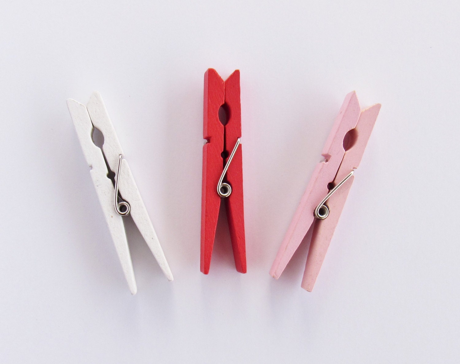 Colored Wooden Clothespins Wooden Laundry Clips