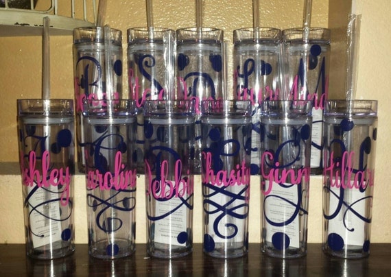 Custom 16oz acrylic tumbler