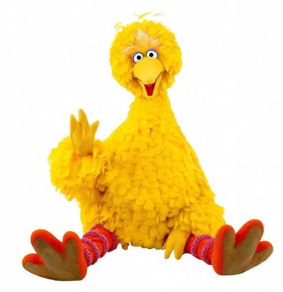 BIG BIRD Sesame Street Instant Download Digital
