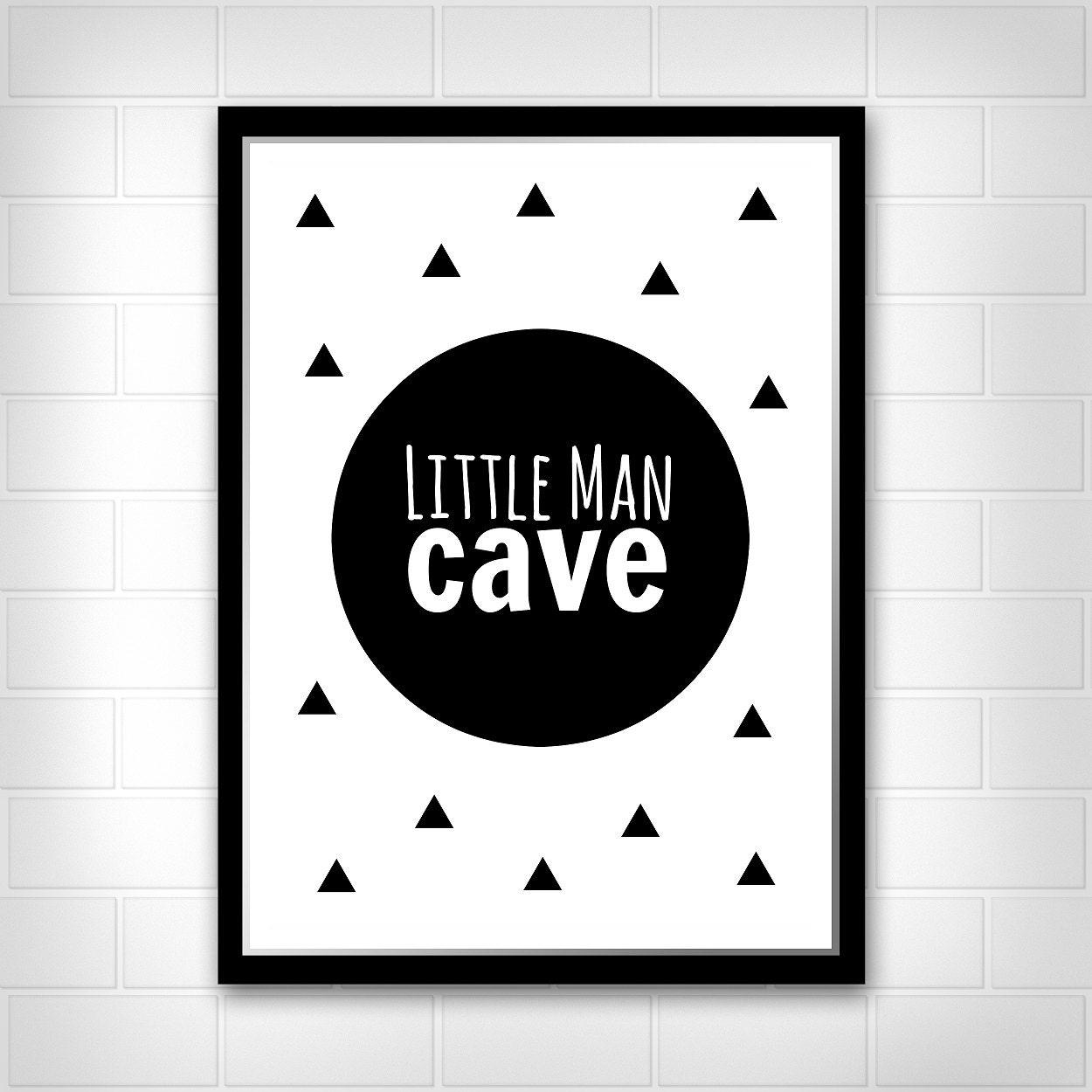 Little MAN cave PRINT by Littlelovesdecor on Etsy