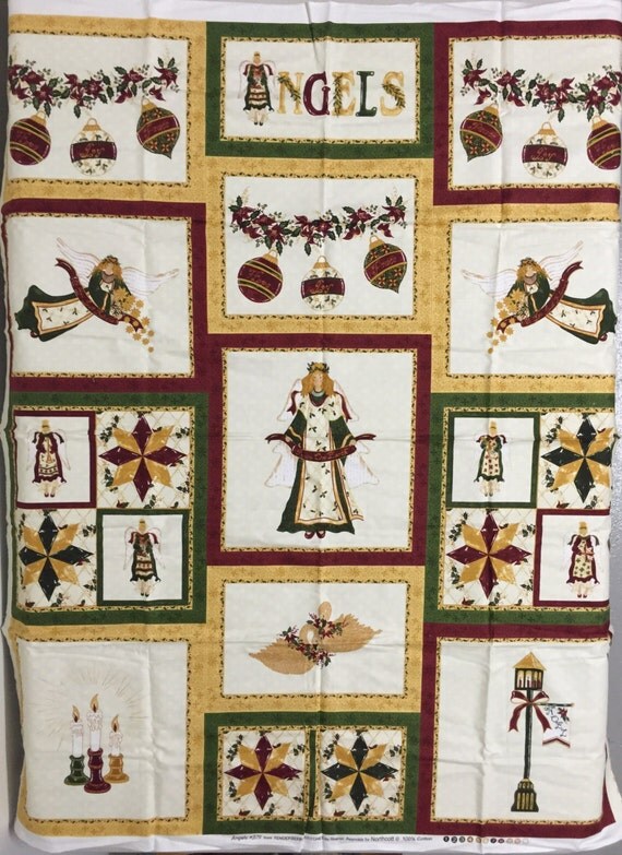 Christmas Angel Fabric Panel