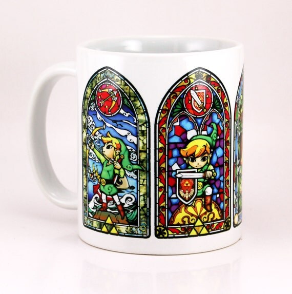 Legend of Zelda Coffee Mug Nintendo NES Game 11 Ounce