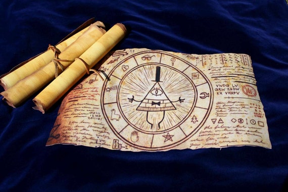 Magic Bill Cipher Summoning Scroll An by TwilightCraftsLLC