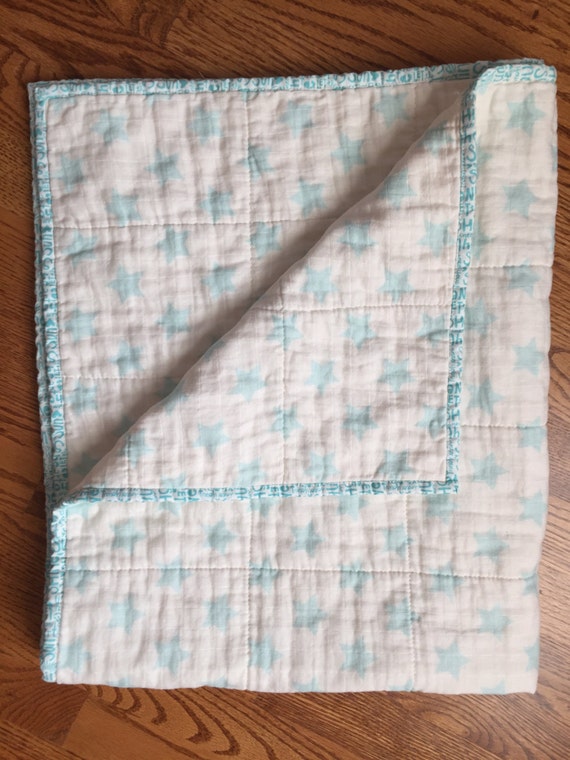 Gauze QuiltGauze baby blanketGender neutral baby