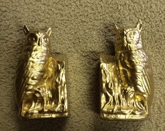 Ceramic Owl Bookends!!!