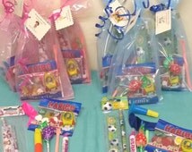 Personalised Baby Shark Sweet Cones Party Bags – Birthday Favours For Boys & Girls – Blue Cellophane